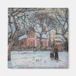 Imán Camille Pissarro - Castaños en Louveciennes