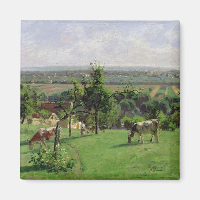 Imán Camille Pissarro | Colinas de Vesinet, Yvelines, (Frente)