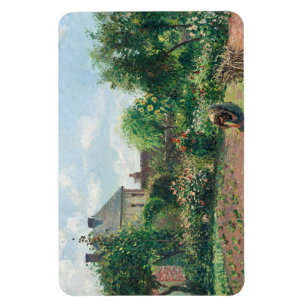 Imán Camille Pissarro El jardín del artista en Eragny