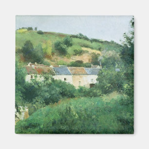 Imán Camille Pissarro el   la trayectoria en el pueblo,