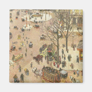 Imán Camille Pissarro el Place du Theatre Francais,