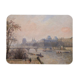 Imán Camille Pissarro - El Sena y el Louvre