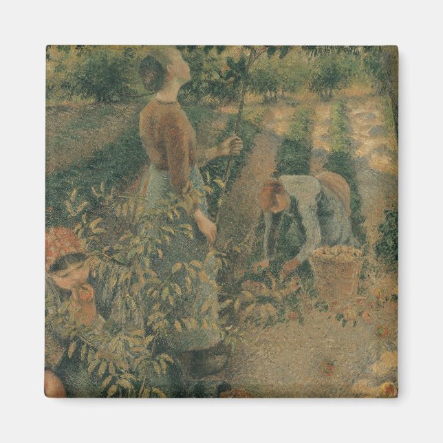Imán Camille Pissarro | Los Apple Pickers, 1886 (Frente)