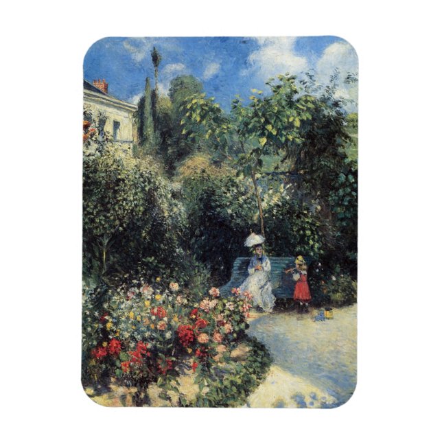 Imán Camille Pissarro Pontoise Garden (Vertical)