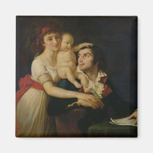 Imán Camilo Desmoulins su esposa Lucile y su