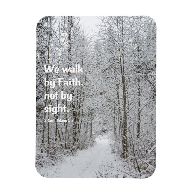 Imán Caminamos Por La Fe (Vertical)