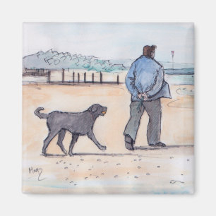 Imán caminando el perro - 07
