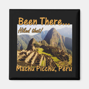 Imán Caminando por el sendero Inca - Machu Picchu