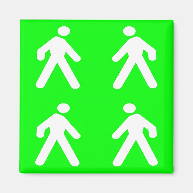 Imán Caminar por el verde (Frente)