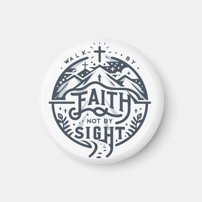 Imán Caminar por la fe (Frente)