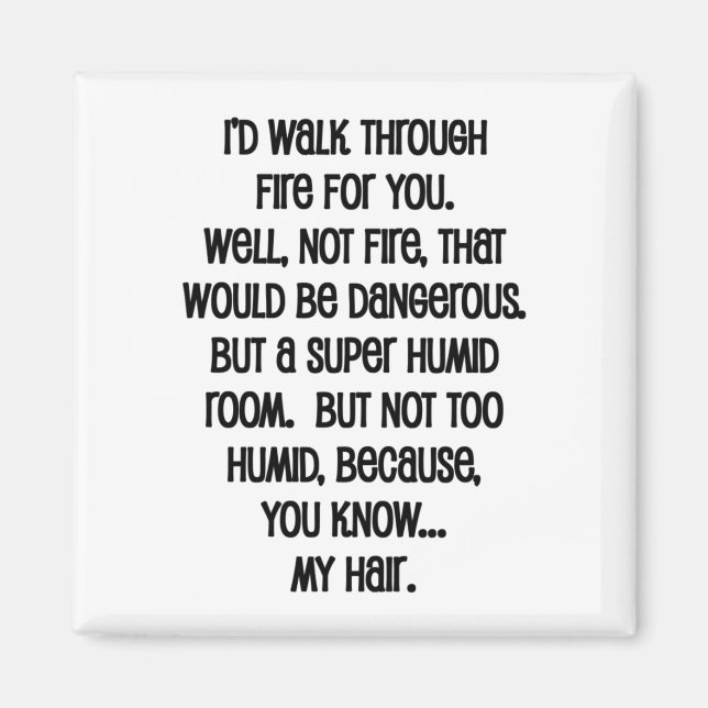 Imán Caminaría A Través Del Fuego Por Ti (Frente)