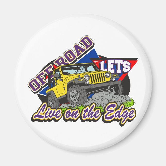 Imán Camino Abierto Al Borde (Frente)