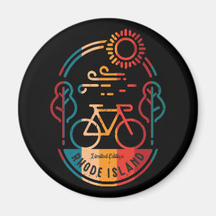 Imán Camino de ciclismo de las islas Rodas.