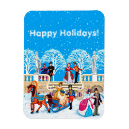 Imán Camino de invierno