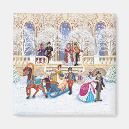 Imán Camino de invierno