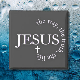 Imán Camino de Jesús, verdad, vida Juan 14:6 Cruz