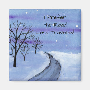 Imán Camino de nieve