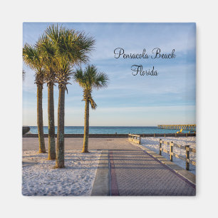 Imán Camino De Pavimento Hasta Pensacola Beach Magnet