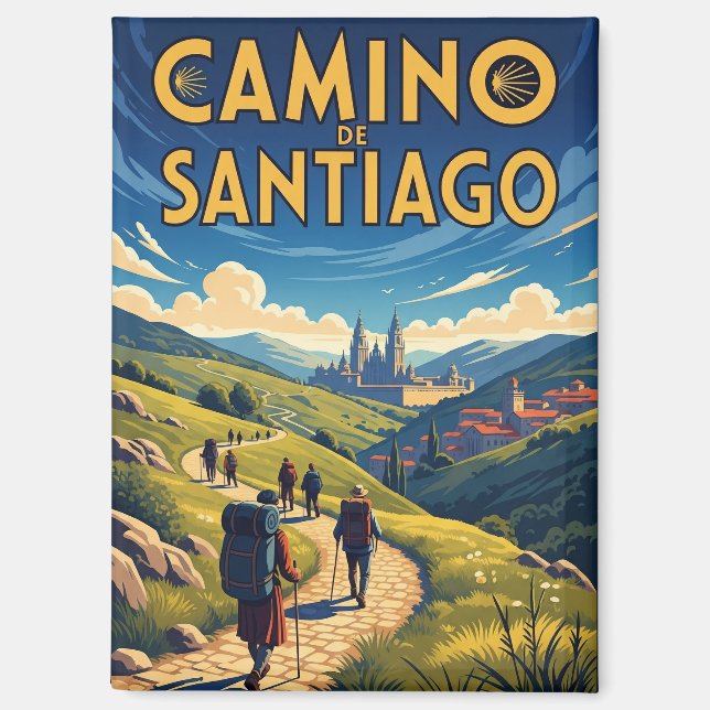 Imán Camino de Santiago (Anverso)