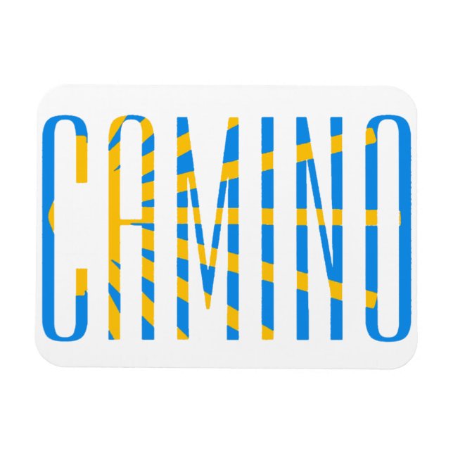 Imán Camino de Santiago (Horizontal)