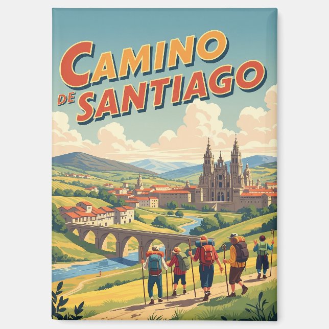 Imán Camino de Santiago (Anverso)