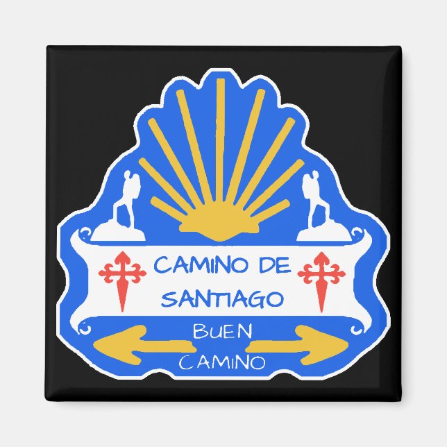 Imán Camino de Santiago Magnet (Frente)