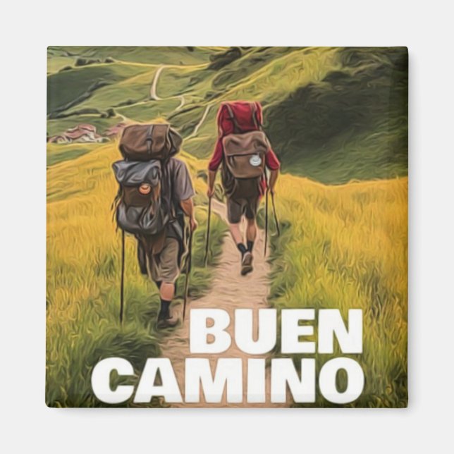 Imán Camino de Santiago Magnet (Frente)