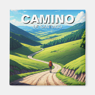 Imán Camino de Santiago Senderismo