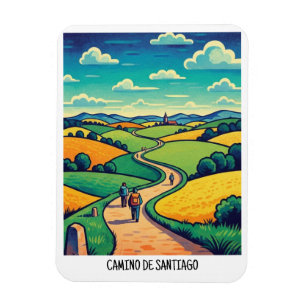 Imán Camino de Santiago Viajes