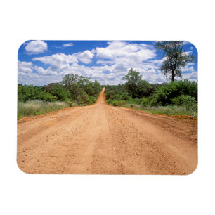Imán Camino de tierra, Parque Nacional Kruger, Mpumalan