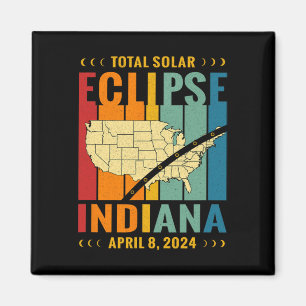 Imán Camino Vintage De Eclipse Solar Totalidad Abril 8