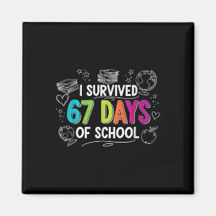 Imán Camión 100 Días De Escuela 67º Día De Escuela Seis