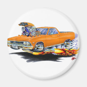 Imán Camión 1966 del naranja del EL Camino