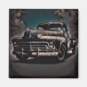 Imán Camión antiguo - Un clásico eterno