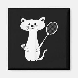 Imán Camión De Badminton Para Gatos Para Hombres Mujere