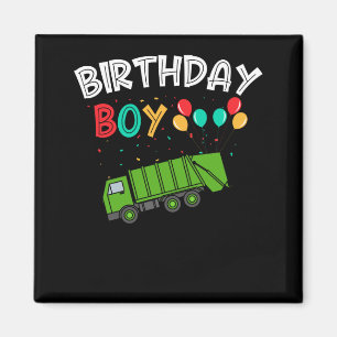 Imán Camión de basura niños de cumpleaños Camión de