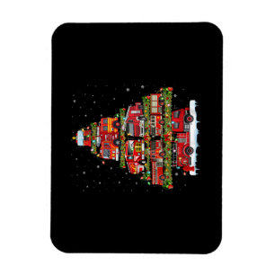 Imán Camión de bomberos enciende a Navidades de bombero