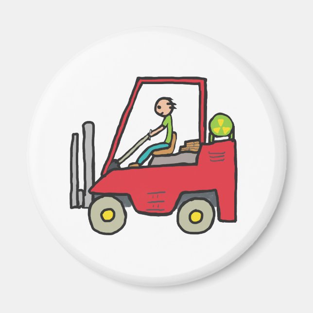 Imán Camión de elevación de horquilla (Frente)