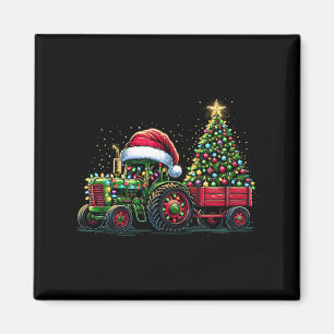 Imán Camión de la granja de niños Navidades Tractor San
