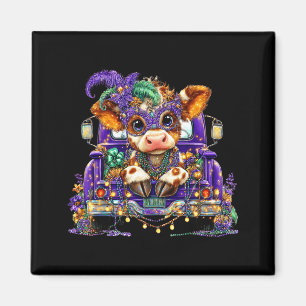 Imán Camión de Mardi Gras de vaca Nola Niños Niñas Muje