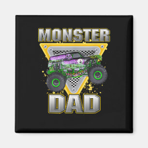 Imán Camión de Monstruo del Día del Padre Padres es mi