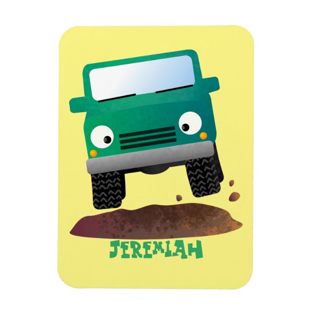 Imán Camión de personalizado de vehículos 4X4 fuera de  (Vertical)