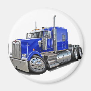 Imán Camión del azul de Kenworth w900