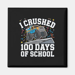 Imán Camión monstruo 100 días de escuela 100º día de es