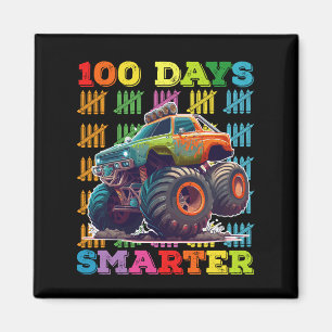 Imán Camión Monstruo 100 Días Más Listo Escuela del Día