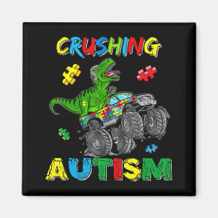 Imán Camión monstruo aplastando autismo australiano Sen