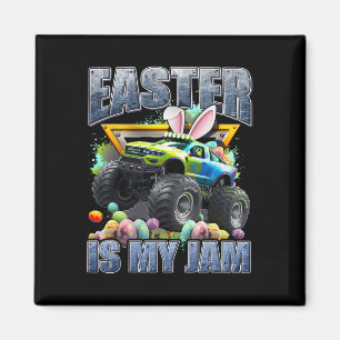 Imán Camión Monstruo de Pascua es Mi Día Favorito Niños