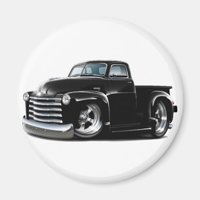 Imán Camión negro chevy 1950-52 (Frente)