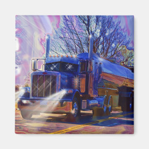 Imán Camionero Camión de transporte pesado