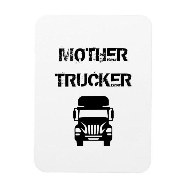 Imán Camionero Madre divertida y genial por Storeman (Vertical)